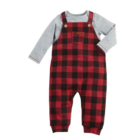 NWT Mud Pie Buffalo Plaid 2 Piece Set - Picture 3 of 5